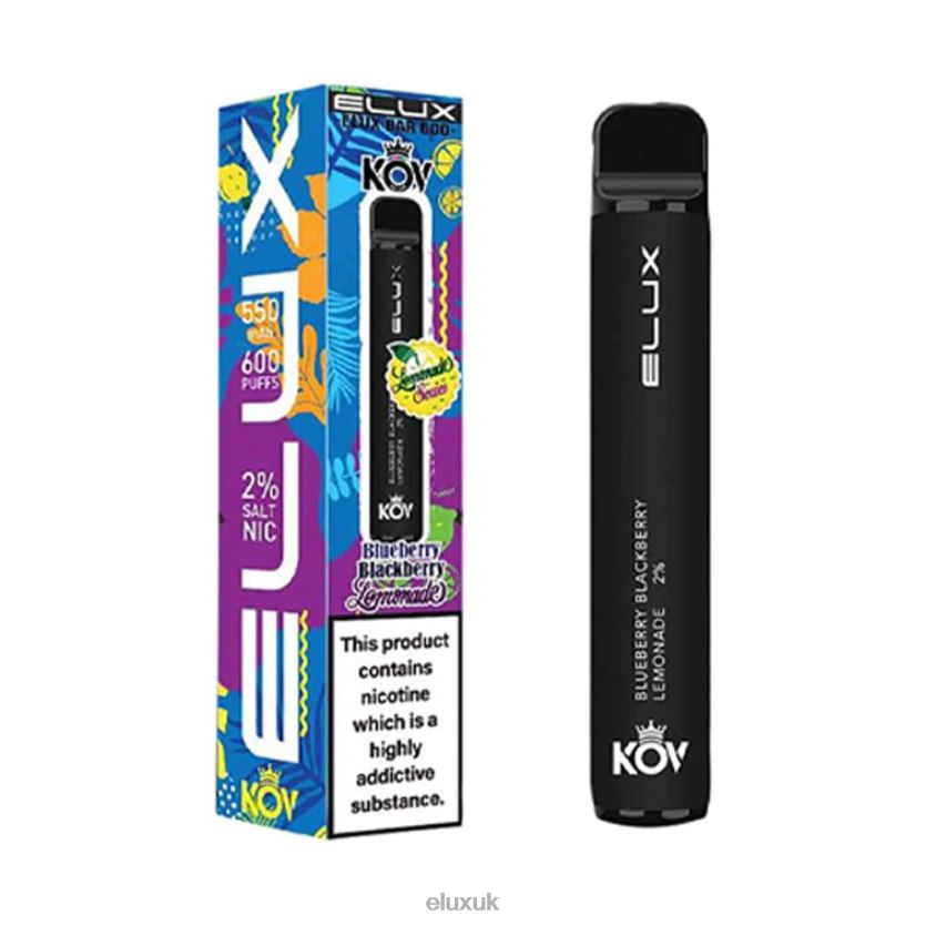 Elux Bar Lemonade Series Disposable Vape | Elux UK 88J6B105 Blueberry Blackberry Lemonade