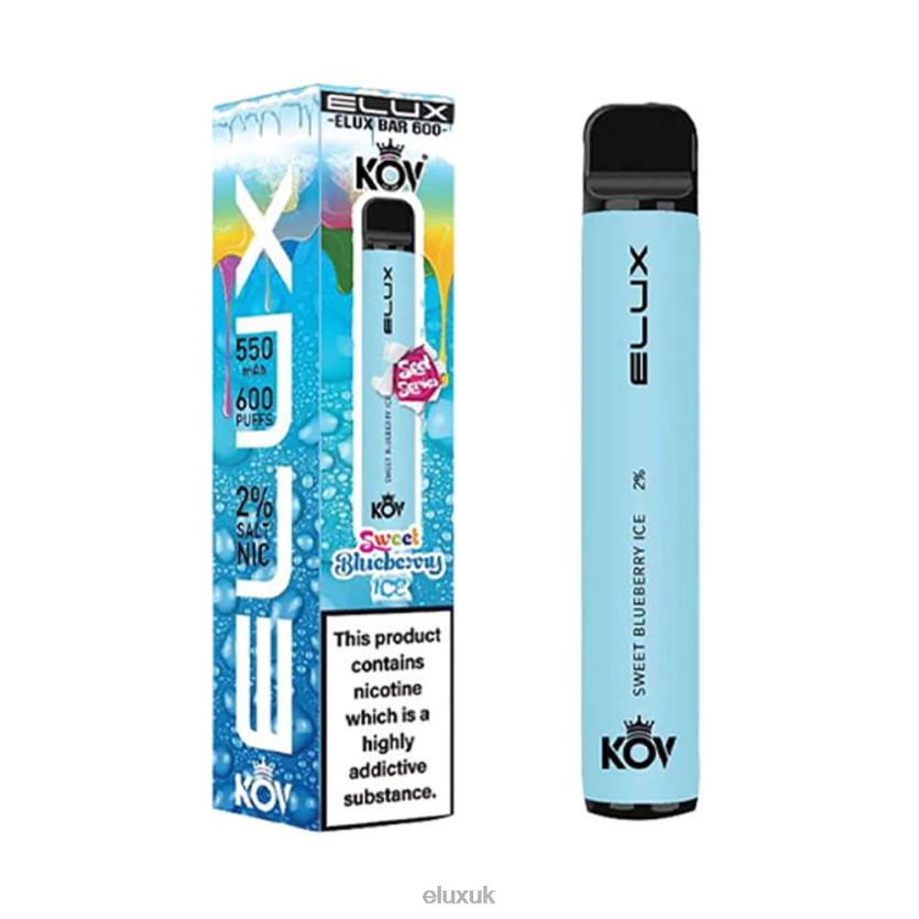 Elux Bar Sweet Series Disposable Vape | Elux UK Distributor 88J6B109 Sweet Blueberry Ice