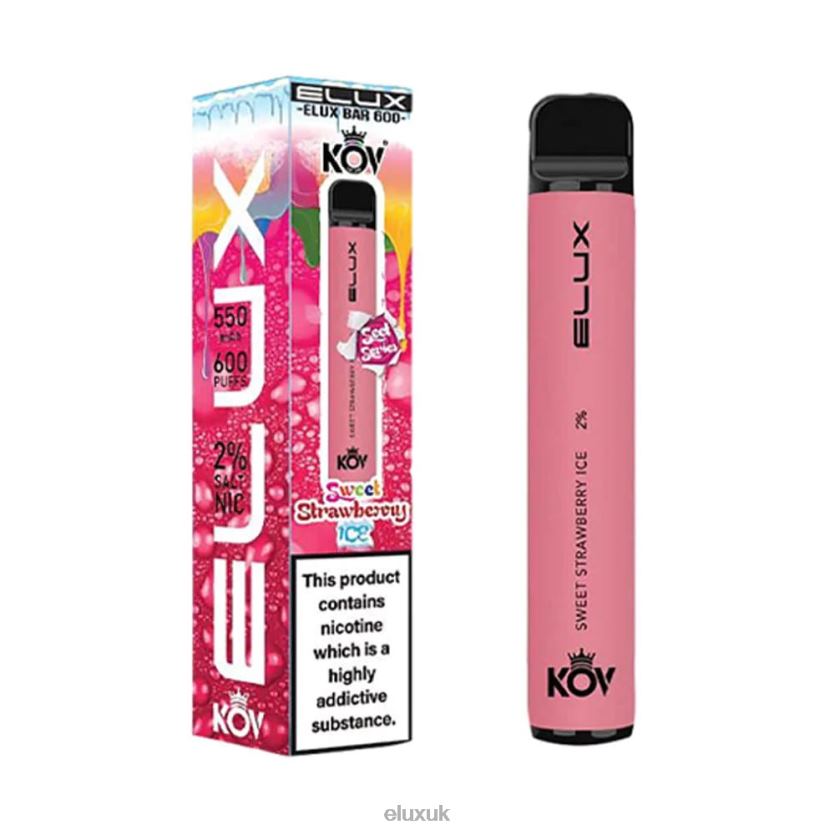 Elux Bar Sweet Series Disposable Vape | Elux Vape Juice UK 88J6B110 Sweet Strawberry Ice
