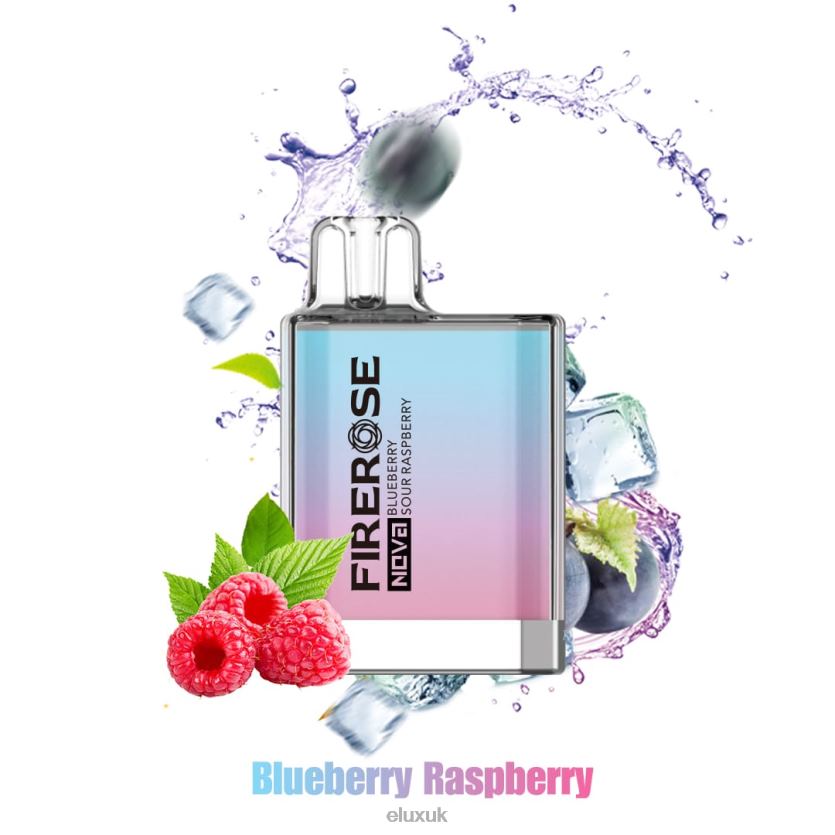 Elux Firerose Nova 600 Puffs Disposable Vape | Elux Vape Price UK 88J6B22 Blueberry Sour Raspberry