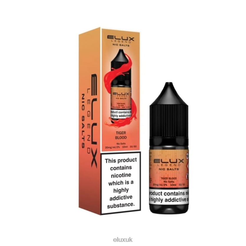 Elux Legend Nic Salt 10ml | Elux Flavours UK 88J6B51 Tiger Blood