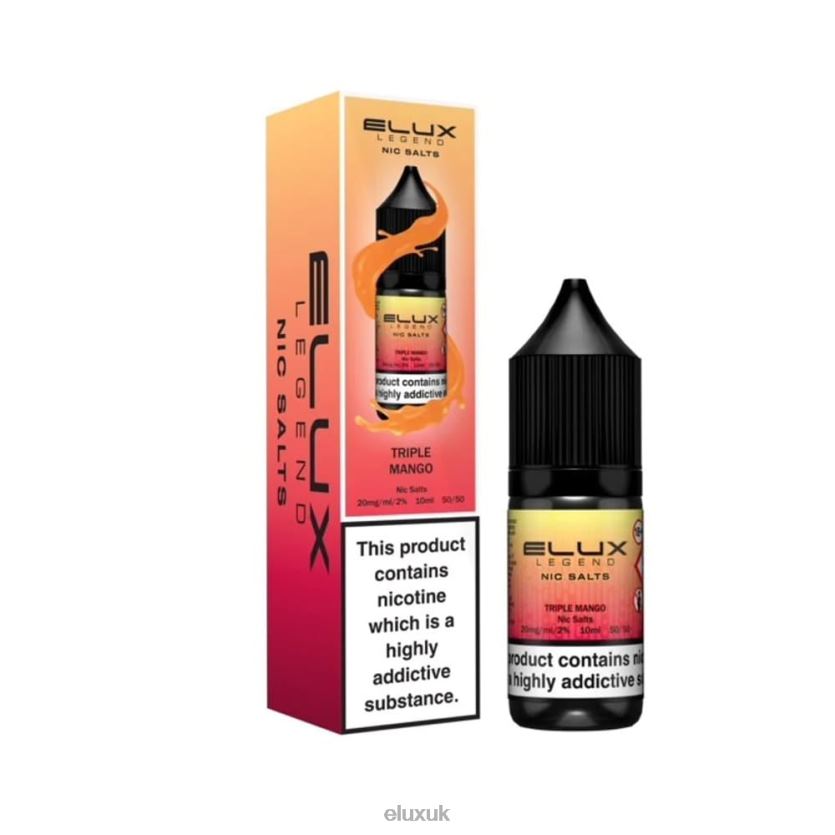 Elux Legend Nic Salt 10ml | Elux UK 88J6B15 Triple Mango