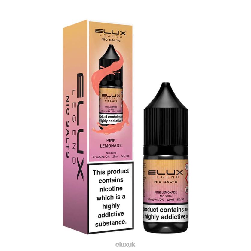 Elux Legend Nic Salt 10ml | Elux UK 88J6B45 Pink Lemonade