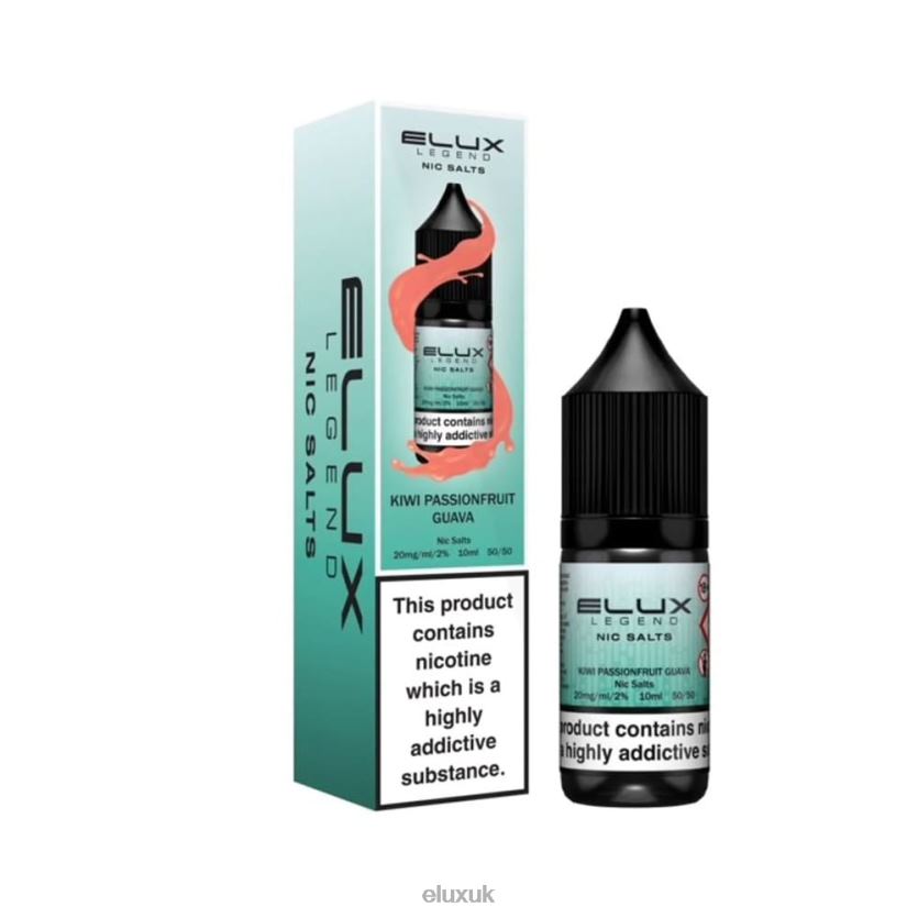 Elux Legend Nic Salt 10ml | Elux UK Website 88J6B16 Kiwi Passionfruit Guava