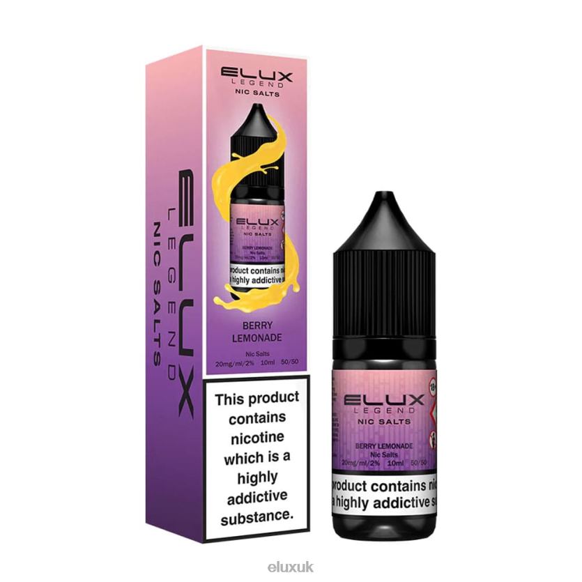 Elux Legend Nic Salt 10ml | Elux UK Website 88J6B46 Berry Lemonade