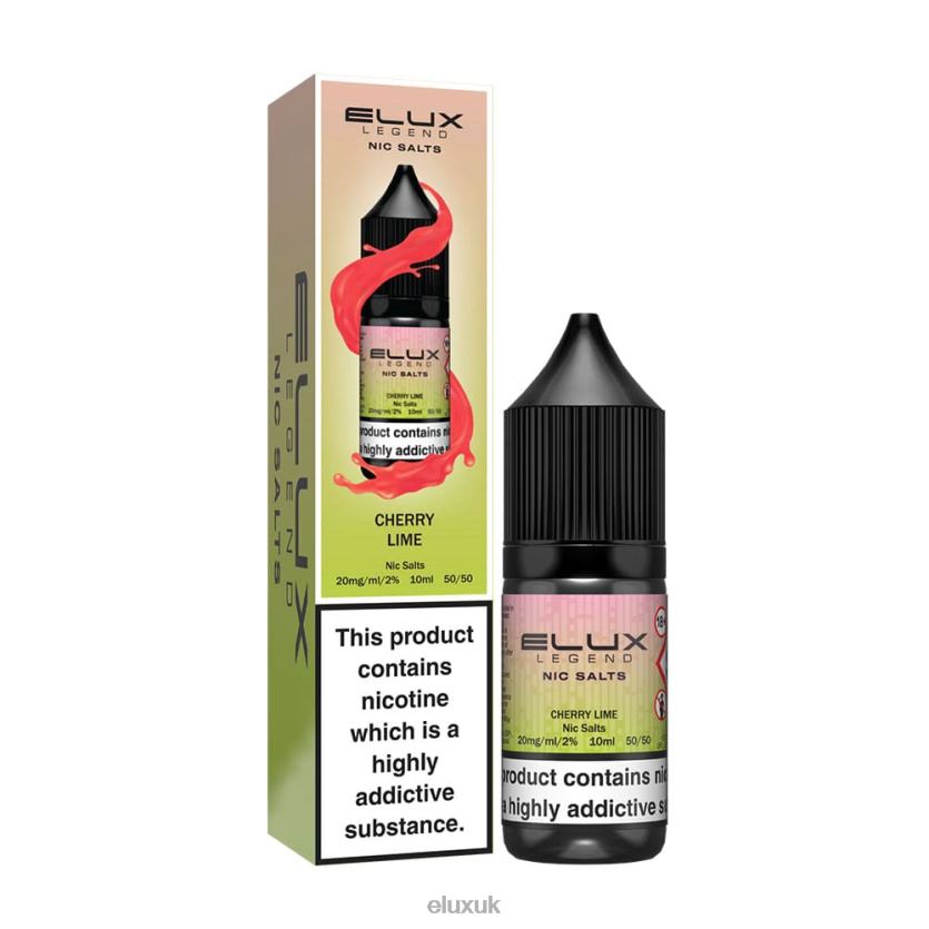 Elux Legend Nic Salt 10ml | Elux UK Website 88J6B66 Cherry Lime