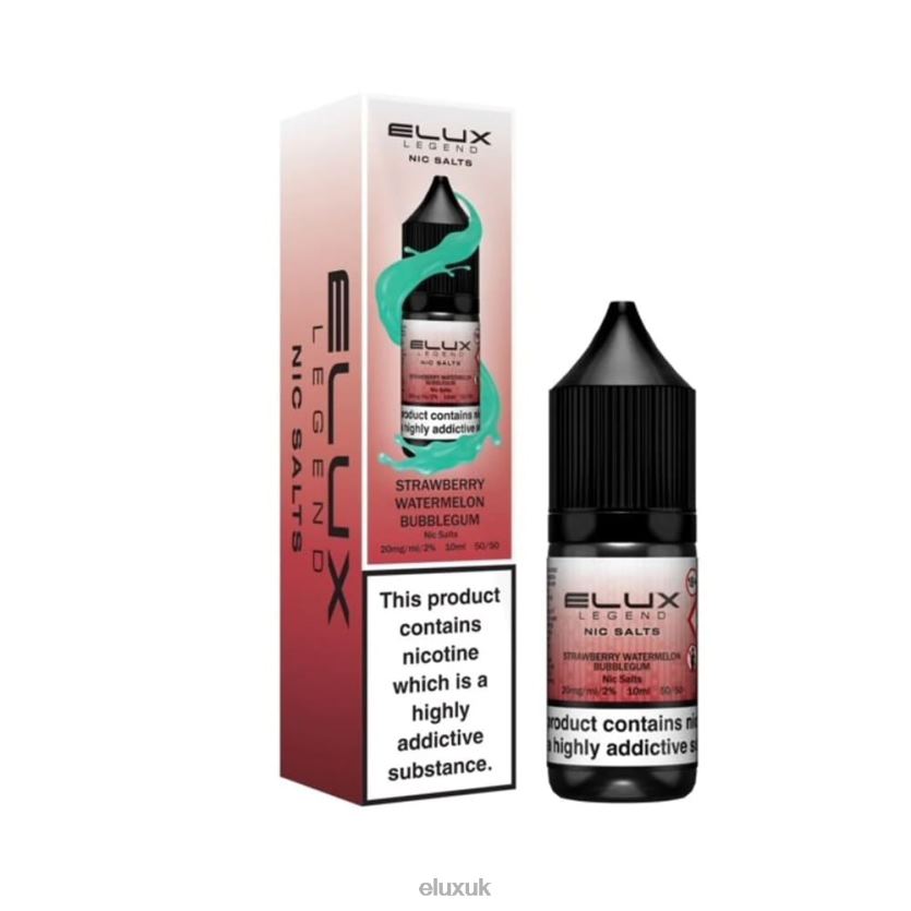 Elux Legend Nic Salt 10ml | Elux UK Wholesale 88J6B17 Strawberry Watermelon Bubblegum