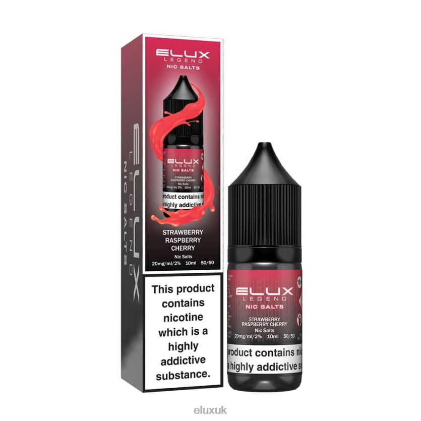 Elux Legend Nic Salt 10ml | Elux Vape Price UK 88J6B72 Strawberry Raspberry Cherry
